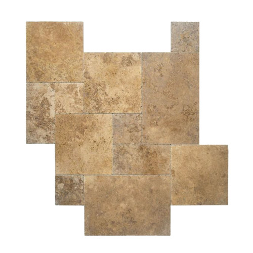 Noce Travertine Pattern Set